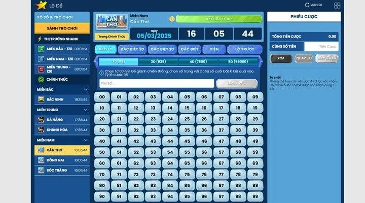 Tổng hợp các loại lô đề VN88
